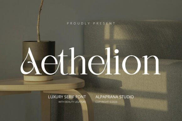 Aethelion: Blending Serif Tradition with Modern Design