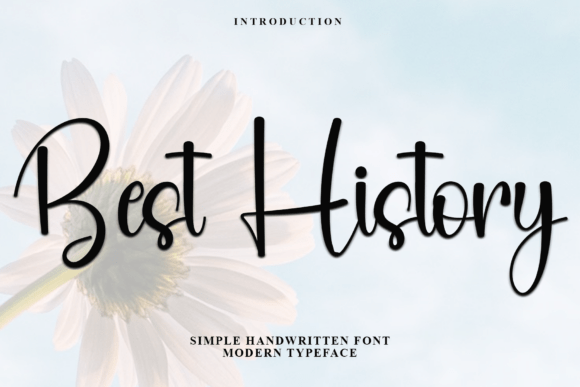 Best History: A Creative Font for Meaningful Designs