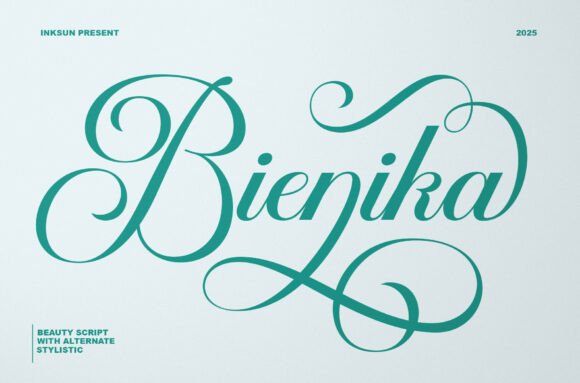 Bienika: A Calligraphic Typeface for Modern Designers
