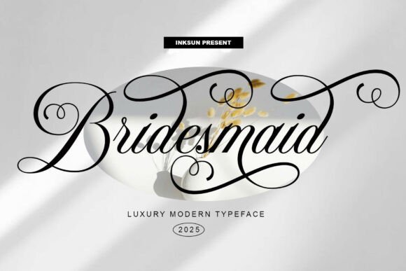 Bridesmaid: A Modern Script for Timeless Elegance