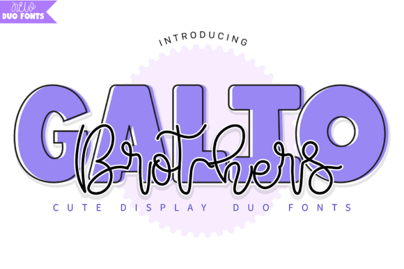 Double the Fun with Galio Brothers Font Duo