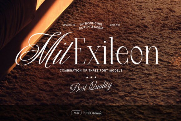 Exploring MIT Exileon: A Modern Serif and Script Hybrid