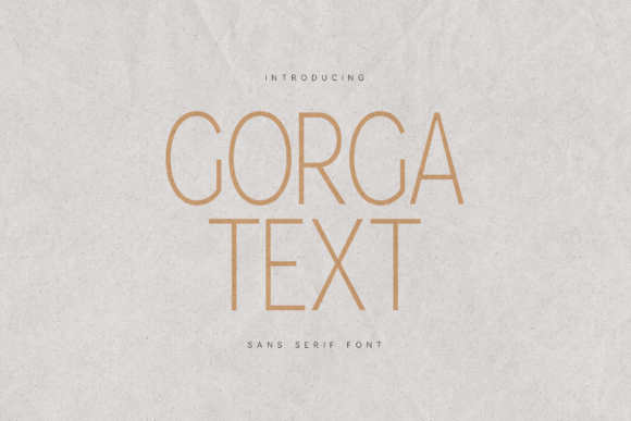 Gorga Text: A Typeface for Quiet Confidence