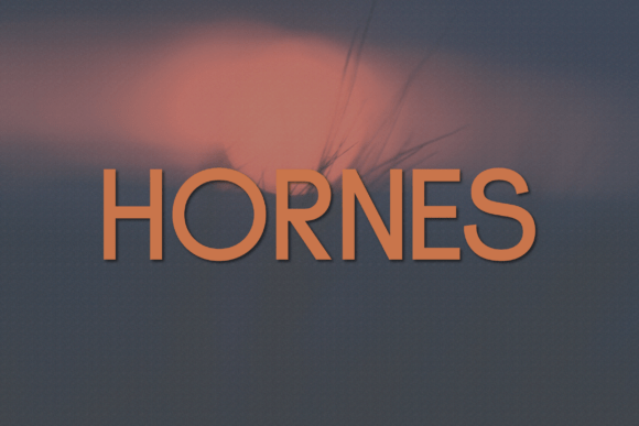Introducing Hornes: A Modern Sans Serif for Clear Branding