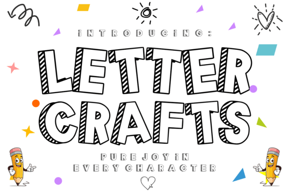 Letter Crafts: Capturing the Joy of Childhood Creativity
