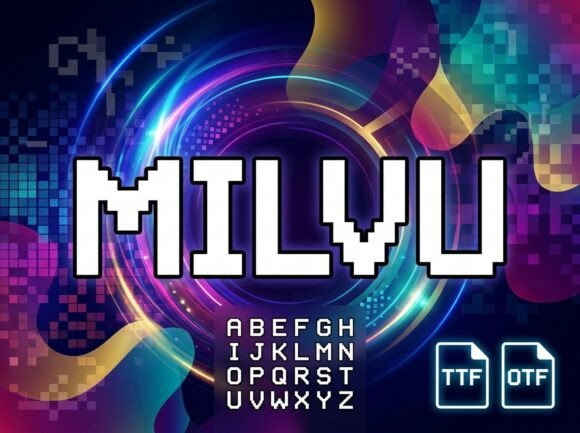 Milvu: Command Attention with This Decorative Display Typeface