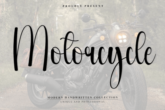 Motorcycle Font: A Sophisticated Autumnal Script for Modern Brands