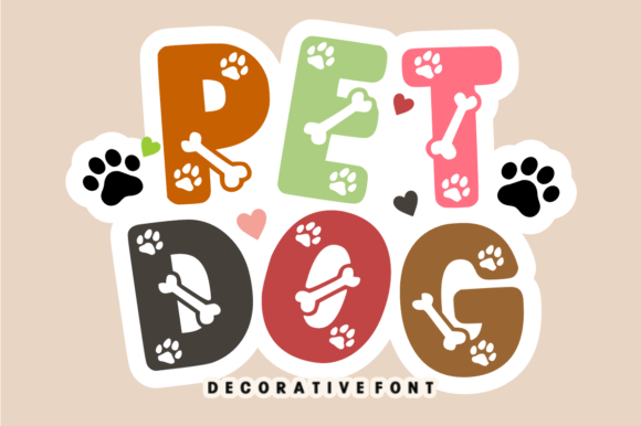 Pet Dog: A Playful Display Font for Creative Projects