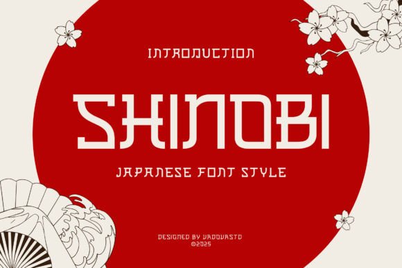 Shinobi: Bold Japanese Display Typography