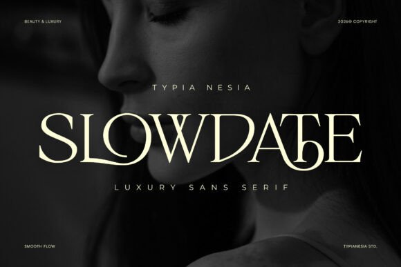 Slowdate: The Elegant Serif for Modern Luxury Branding