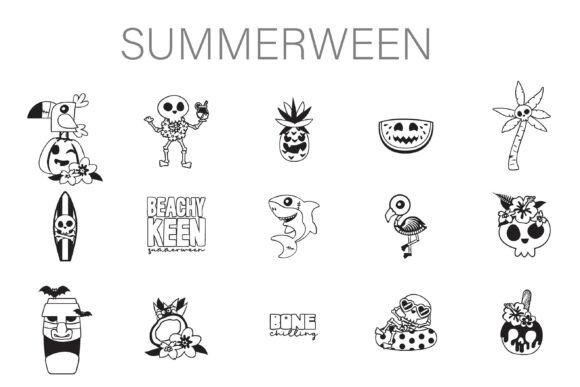 Summerween Dingbats: A Creative Font for Unforgettable Branding