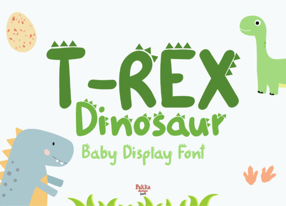 T-Rex Dinosaur: A Typographic Time Machine