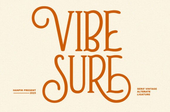 Vibe Sure: A Vintage Serif for Modern Projects