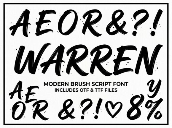 Warren: A Display Font for Bold, Unforgettable Branding